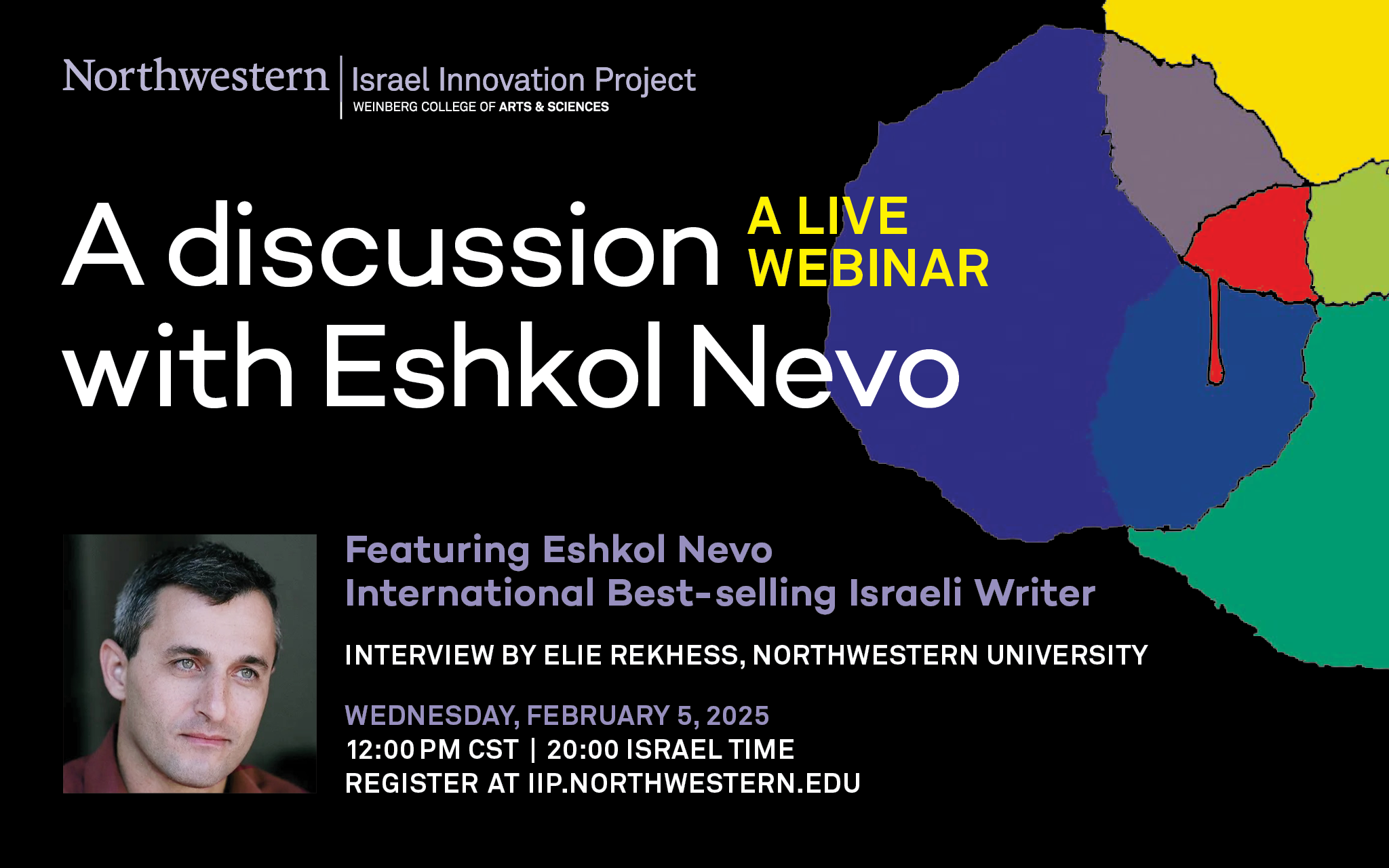 Eshkol Nevo, International Best-selling Israeli Writer